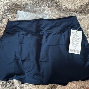 Brand new lululemon navy blue skirt